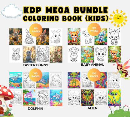 20K Coloring Pages KDP Bundle + PLR